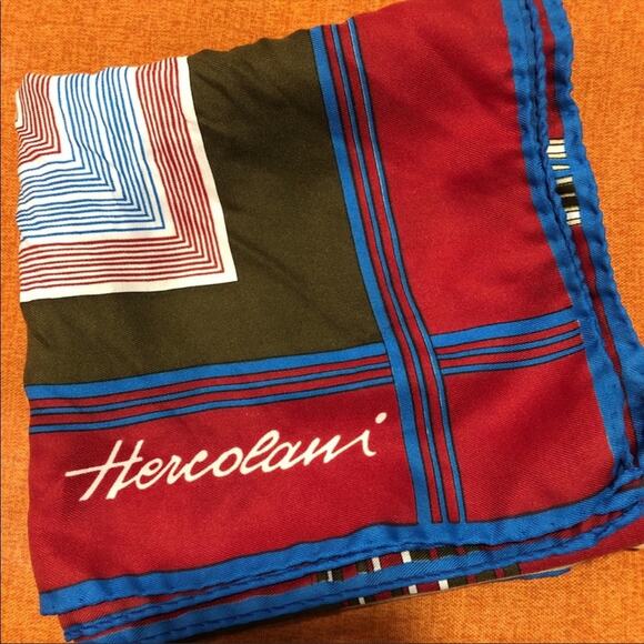 Hercolani Vintage Scarf 30” Squared - Picture 1 of 5